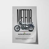 Super Meteor 650 Motorcycle Poster