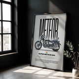Super Meteor 650 Motorcycle Poster