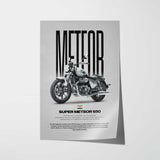 Super Meteor 650 Motorcycle Poster