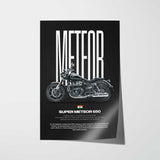 Super Meteor 650 Motorcycle Poster