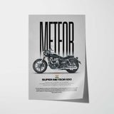 Super Meteor 650 Motorcycle Poster