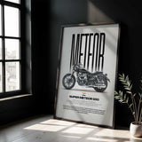 Super Meteor 650 Motorcycle Poster