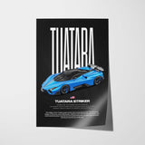 Tuatara Striker Car Poster
