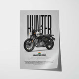 Hunter 350 Motorcycle Poster