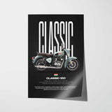 Classic 350 Motorcycle Poster
