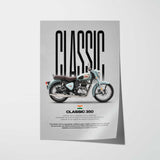 Classic 350 Motorcycle Poster