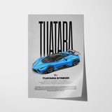 Tuatara Striker Car Poster