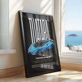 Tuatara Striker Car Poster