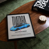 Tuatara Striker Car Poster