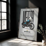 Meteor 350 Motorcycle Poster