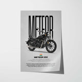 Meteor 350 Motorcycle Poster