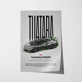 Tuatara Striker Car Poster
