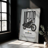 Meteor 350 Motorcycle Poster