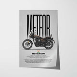 Meteor 350 Motorcycle Poster