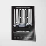 Lamborghini Aventador Ultimae Poster