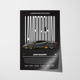 Lamborghini Centenario Poster