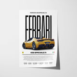 Ferrari 458 Speciale A Poster