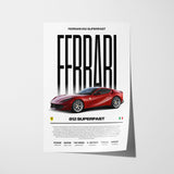 Ferrari 812 Superfast Poster