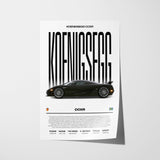 Koenigsegg CCXR Poster