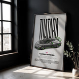 Tuatara Striker Car Poster