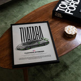Tuatara Striker Car Poster
