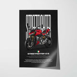 2025-Present Streetfighter V2 S Motorcycle Poster