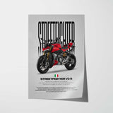 2025-Present Streetfighter V2 S Motorcycle Poster