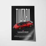 Tuatara Striker Car Poster