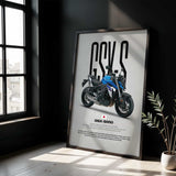 GSX-S950 Motorcycle Poster