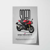 Speed Triple 1200 RR Motorcycle Poster