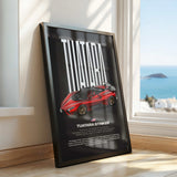 Tuatara Striker Car Poster