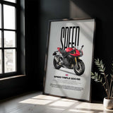 Speed Triple 1200 RR Motorcycle Poster