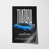 Tuatara Striker Car Poster