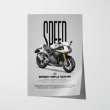 Speed Triple 1200 RR Motorcycle Poster