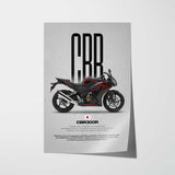 2018-2019 CBR300R Motorcycle Poster