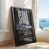 Senna Car Poster