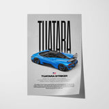 Tuatara Striker Car Poster