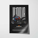 M 1000 XR Motorcycle Poster
