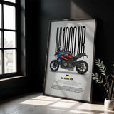 M 1000 XR Motorcycle Poster