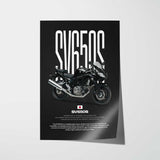 SV650S Motorcycle Poster