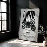 SV650S Motorcycle Poster