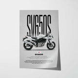 SV650S Motorcycle Poster
