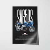 1999-2002 SV650S Motorcycle Poster