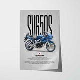 1999-2002 SV650S Motorcycle Poster