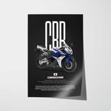 2009-2012 CBR600RR Motorcycle Poster