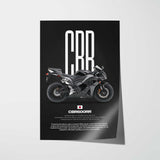2009-2012 CBR600RR Motorcycle Poster