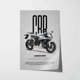 2007-2008 CBR600RR Motorcycle Poster