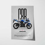 2007-2008 CBR600RR Motorcycle Poster