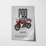 2007-2008 CBR600RR Motorcycle Poster
