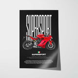 SuperSport Motorcycle Poster